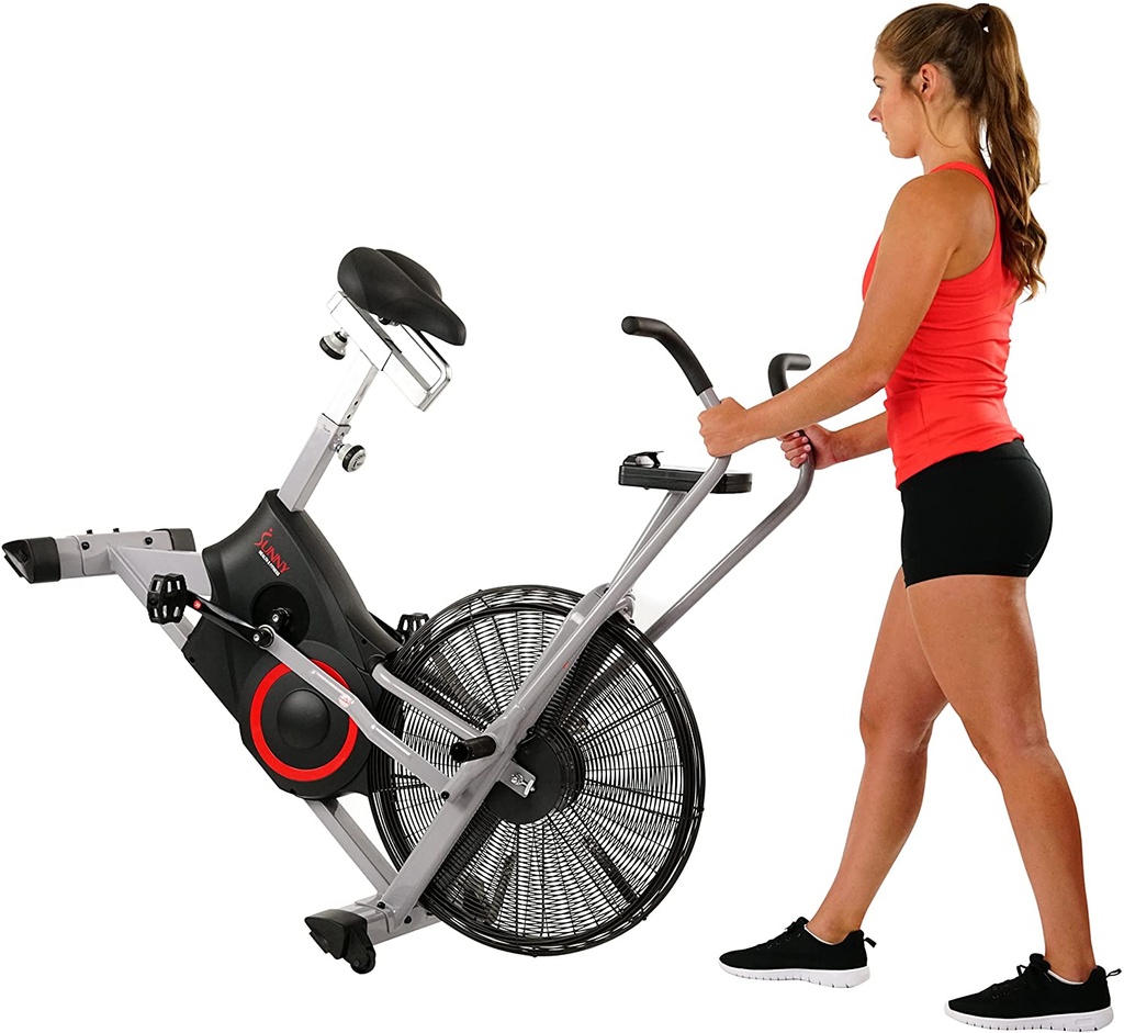 sunny health & fitness tornado air bike